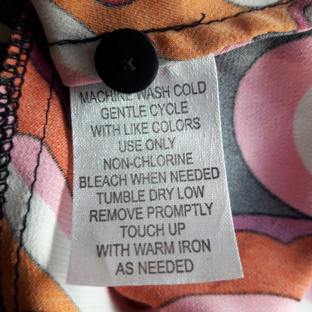 Sunny Leigh Top Button Front Hippie Bold S - Picture 6 of 6